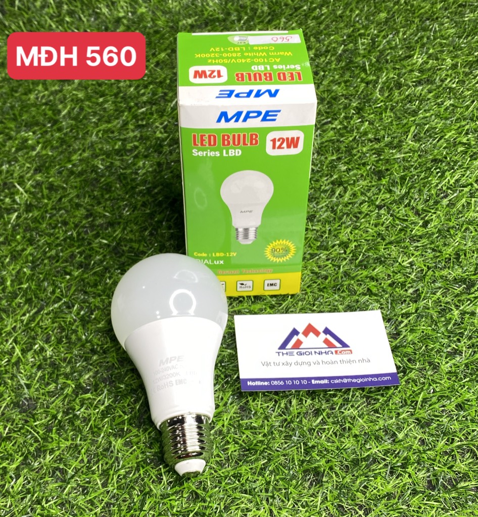 Bóng đèn Led Bulb 15W MPE LBD-15T - ánh sáng trắng