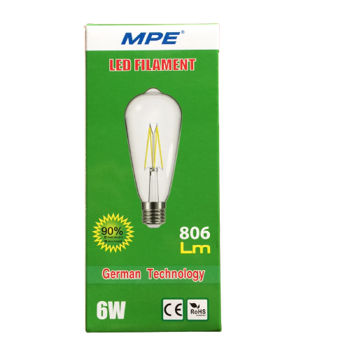 Bóng đèn Led  Filament FLM-6W-ST64