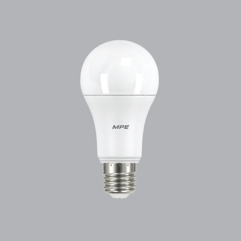 Đèn led Bulb chống ẩm 9W MPE, 60X109 mm - LBD3-9V ánh sáng vàng