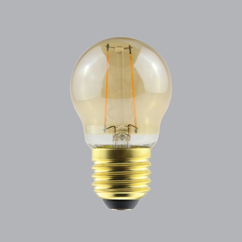 Đèn Led Bulb Filament 2.5W MPE, Ø45x80 mm - FLM-2/P45 ánh sáng vàng