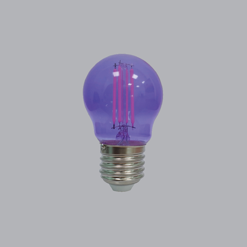 Đèn Led Bulb Filament màu 2.5W MPE, Ø35x98 mm - FLM-3PU , Màu tím