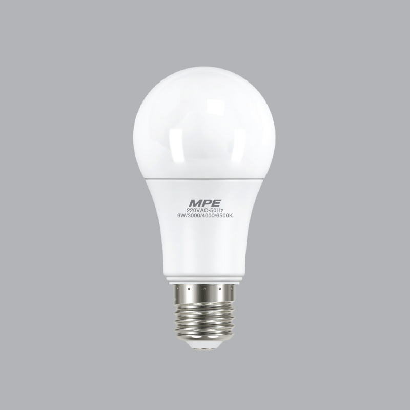 Đèn led Bulb tích điện 12W MPE, 78x158 mm - LB12T/E ánh sáng trắng