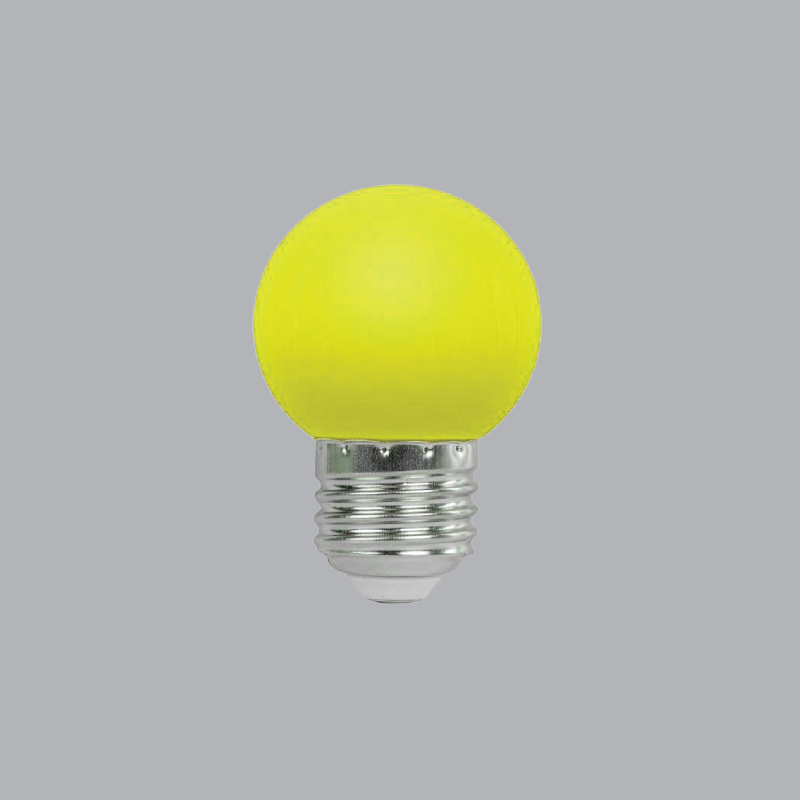 Đèn led Buld 1.5W MPE ,45x70 mm - LBD-3YL màu vàng