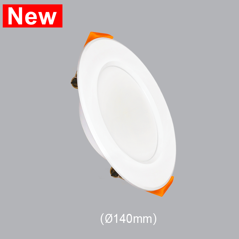 Đèn LED Downlight MPE 9W DLTL2-9N viền trắng, ánh sáng trung tính, loại tròn âm trần