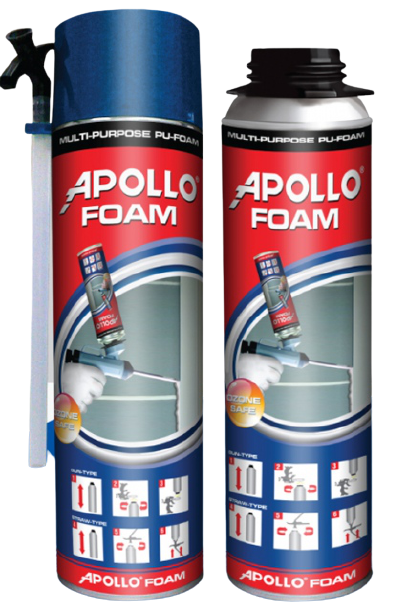 Keo bọt nở - keo bọt trương nở Apollo Foam chính hãng dùng súng 750ml